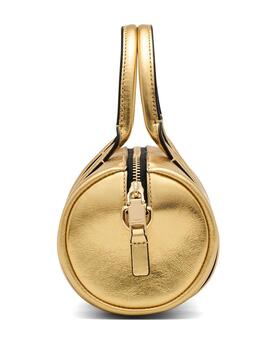 Bolso Marc Jacobs The Mini Duffle Piel Gold